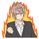 😠 emoji Fun life of Boy Student 1 & 2 Telegram sticker 15 of 81