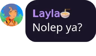 🍜 emoji layla suka mie ayam Telegram sticker 19 of 25