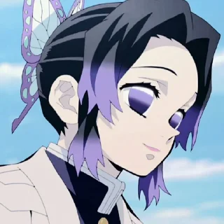 🧚‍♀ emoji 🧚🏻‍♀ ˖ ࣪ ‹ kocho shinobu 𖥔 ࣪ ᥫ᭡ Telegram sticker 6 of 40