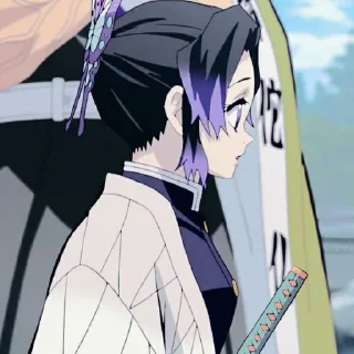 🧚‍♀ emoji 🧚🏻‍♀ ˖ ࣪ ‹ kocho shinobu 𖥔 ࣪ ᥫ᭡ Telegram sticker 24 of 40
