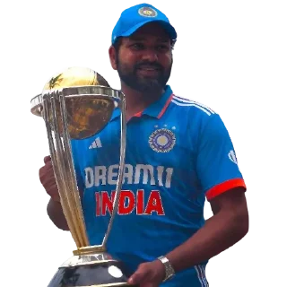 🎸 emoji Rohit Trophies 🥰 - @CricCollections Telegram sticker 9 of 60