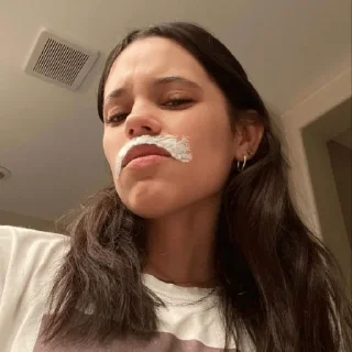 🧔‍♀️ emoji Jenna Ortega Stickers by SYM Telegram sticker 11 of 25