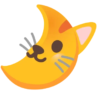 🌛 emoji 百变猫猫 Telegram sticker 5 of 104