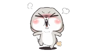 🌟 emoji very miss rabbit @iBeautyunjin Telegram sticker 15 of 25