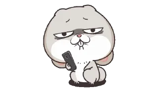 🌟 emoji very miss rabbit @iBeautyunjin Telegram sticker 14 of 25