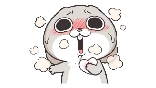🌟 emoji very miss rabbit @iBeautyunjin Telegram sticker 24 of 25