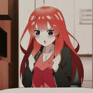 🌹 emoji itsuki nakano ; @diarygeo Telegram sticker 5 of 35