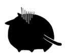 😓 emoji 貓咪黑黑 Telegram sticker 7 of 46