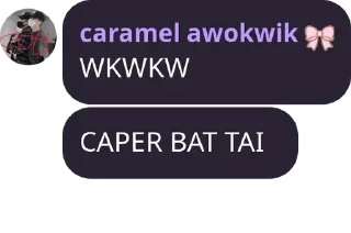 Sticker from Caramel dan kawan kawan