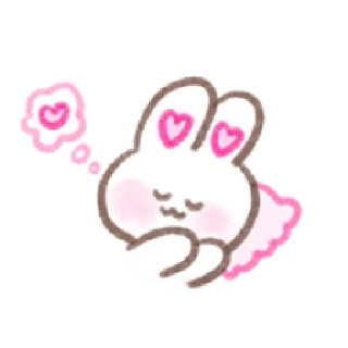 🥰 emoji Bunny in-love | @cutestickers4you Telegram sticker 13 of 32