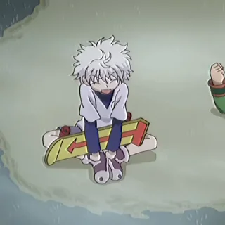 🛹 emoji Killua Telegram sticker 12 of 65