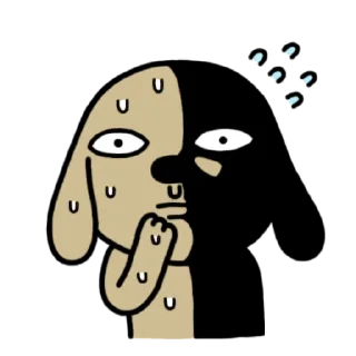 😑 emoji Hello Brown & Friends (Static). add by QLamVN Telegram sticker 5 of 67