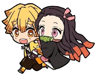 ❤️ emoji Demon Slayer Chibi @animestickerz Telegram sticker 17 of 99