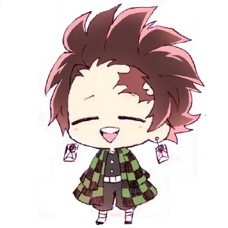🌅 emoji Demon Slayer Chibi @animestickerz Telegram sticker 3 of 99