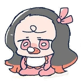 🌸 emoji Demon Slayer Chibi @animestickerz Telegram sticker 16 of 99