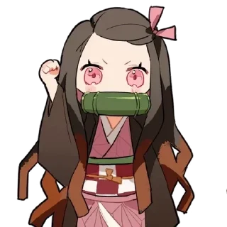 🌸 emoji Demon Slayer Chibi @animestickerz Telegram sticker 12 of 99
