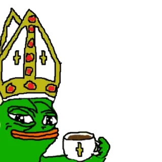 ☕ emoji Pepe Coffee | @CozyFocx Telegram sticker 7 of 30
