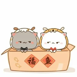Sticker from Cotton Catty by @taerastickers