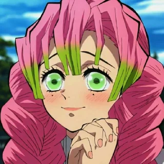 🎀 emoji Mitsuri kanroji Telegram sticker 14 of 29