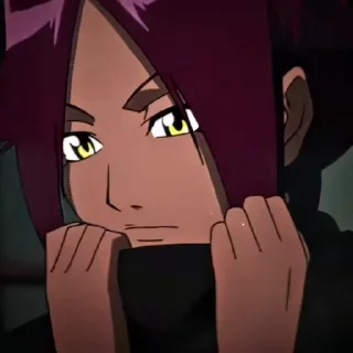 🎈 emoji BLEACH = Yoruichi SIRF MERI HAI 🌝 Telegram sticker 7 of 60