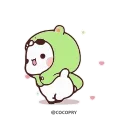 💚 emoji @love_ur_soul_0's ani-pack by @KazutoSuperbot 23 Telegram sticker 7 of 50