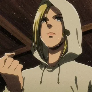 🗿 emoji Annie Leonhart by @aotstickerpack Telegram sticker 5 of 15