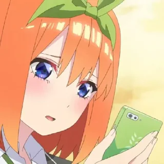 🌱 emoji Nakano Yotsuba @wafflecream Telegram sticker 14 of 61