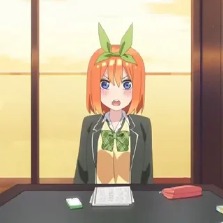 🌱 emoji Nakano Yotsuba @wafflecream Telegram sticker 11 of 61