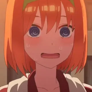 🍊 emoji Nakano Yotsuba @wafflecream Telegram sticker 6 of 61