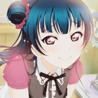 🍬 emoji Yoshiko Tsushima—Love live Telegram sticker 9 of 20