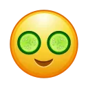 😌 emoji Crazy Emojis Telegram sticker 10 of 66