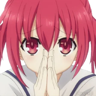 🙏 emoji Date A Live @AnimeChatVoidX | @Grup_Anime_Chat Telegram sticker 8 of 10