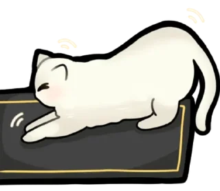 ⭐ emoji ruru and 3 cats @stickieri Telegram sticker 12 of 108
