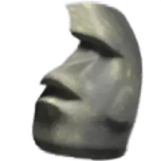 🗿 emoji Emote batu :) Telegram sticker 20 of 45