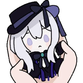 👩 emoji 猫猫莲2 @zhaxia_cn Telegram sticker 8 of 16