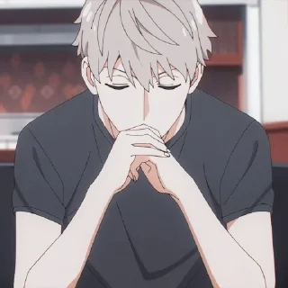 🤔 emoji Anime chat server Telegram sticker 17 of 75