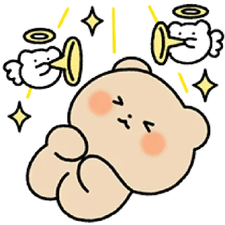 🐻 emoji Bear ♡ @aestheticstikerpack Telegram sticker 5 of 20