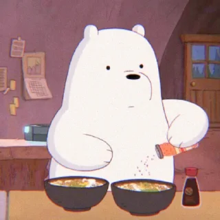 🙂 emoji ice bear @STARGLAMOUR Telegram sticker 20 of 49