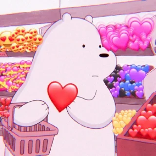 🙂 emoji ice bear @STARGLAMOUR Telegram sticker 6 of 49