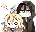❓ emoji Angels of Death Telegram sticker 9 of 40