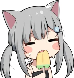 😻 emoji Neko-UwU [@Otakuzdream] Telegram sticker 21 of 70