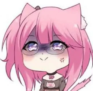 😅 emoji Neko Telegram sticker 6 of 13