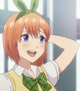 🌸 emoji Yotsuba nakano @HarelynChalindra Telegram sticker 6 of 24