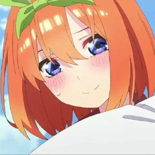 🍑 emoji Yotsuba Nakano @URKAWAIIWAIFU Telegram sticker 24 of 34