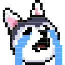 😭 emoji LIHKG Husky Animated (Unofficial) Telegram sticker 14 of 30