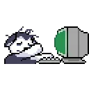 💻 emoji LIHKG Husky Animated (Unofficial) Telegram sticker 17 of 30