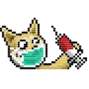 💉 emoji LIHKG Dog Animated (Unofficial) Telegram sticker 18 of 50
