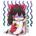 😷 emoji Touhou Project Telegram sticker 9 of 80