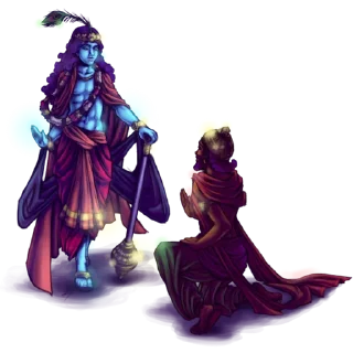 🙏 emoji Lord Krishna Telegram sticker 5 of 75