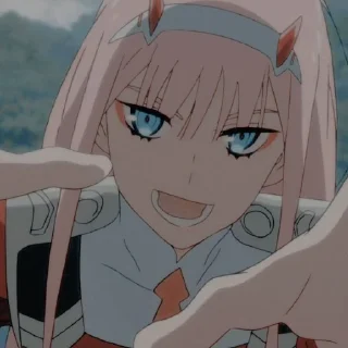 😝 emoji Zero two Telegram sticker 12 of 25